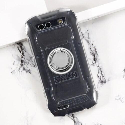 For Cubot King Kong Mini 4" KingKong Mini2 2 Back Ring Holder Bracket TPU Soft Silicone SmartPhone Case Cover