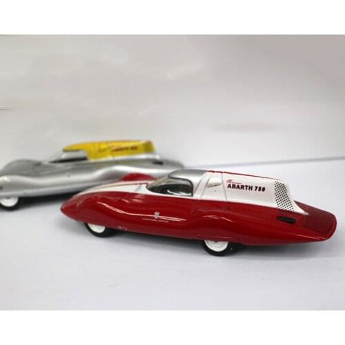 Diecast 1:43 Scale Italian Abarth Classic Alloy Simulation Racing Static Model Adult Collection Decoration Gifts Toys for Boys