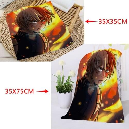 Custom My Hero Academia 35x75cm Face Towels Facecloth Microfiber Washcloth Quick drying Sports Towel