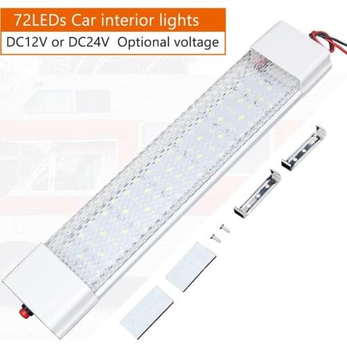 LED RV LED Ceiling Light with ON/OFF Switch Interior Lighting for Car/RV/Trailer/Camper/Boat DC 12V cool White 6000-6500K
