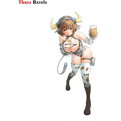 Three Ratels A13 Anime Game T2 Brownie For Last Origin Auto Accessories Decor Decal Vinyl Skateboard&Laptop&Vehicle Sticker