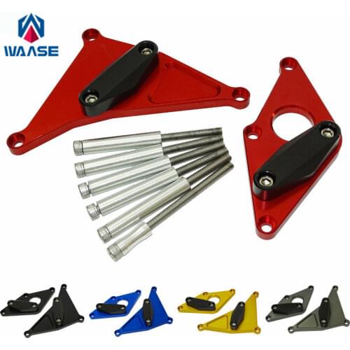 Waase For Suzuki SV650 2016 2017 2018 Left & Right Engine Crash Pads Frame Sliders Protector