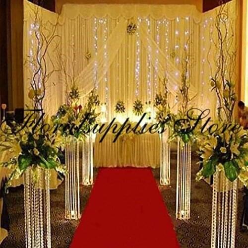 10PCS/lot acrylic crystal wedding centerpiece 3 Size flower stand Table decor wedding supply Wedding decorations Hotel