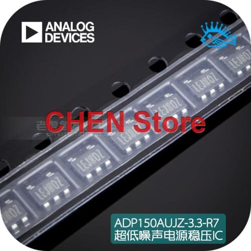 4pcs ADI ADP150AUJZ-3.3-R7 SOT23-5 Voltage stabilization of ultra low noise linear DC power supply LDO chip IC