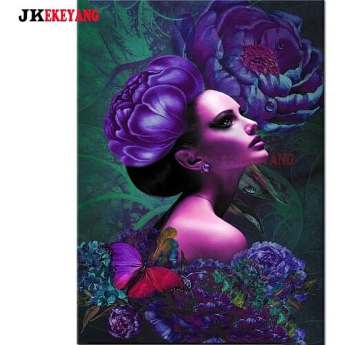 5D Diy diamond painting Beauty and flowers Diamond Mosaic sale Rhinestone Embroidery cross stitch Y4104