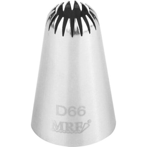 Free Shipping FDA High Quality Stainless Steel Cake Decorating Icing Nozzle French Cupcake Star Icing Tips #D66