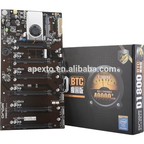 BTC GPU Miner 3855U Bitcoin Mining Hardware Motherboard With Dual Core