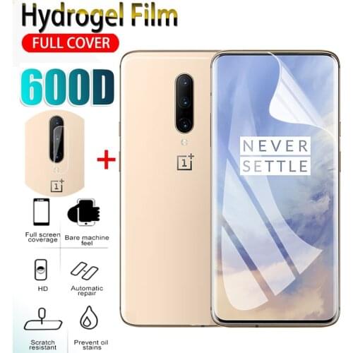 Hydrogel Film For Oneplus 7 8 Pro Screen Protector For OnePlus 7T 5 T Soft phone film One plus 6 5T 8 Clear Camera Lens Film