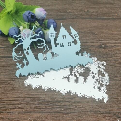 Tree house decoration card Metal Cutting Dies Stencils For DIY Scrapbooking Decorative Embossing Handcraft Die Cutting Template