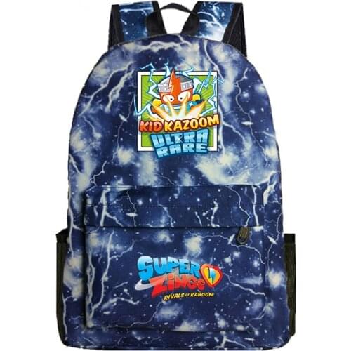 New Galaxy Superzings Print Backpack Children Super Zings School Bags Women Men Laptop Backpack Teenager Travel Shoulder Bags