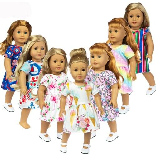 New Style Dress+Understand Clothes fits for American girl 18" american girl doll alexander doll best gift