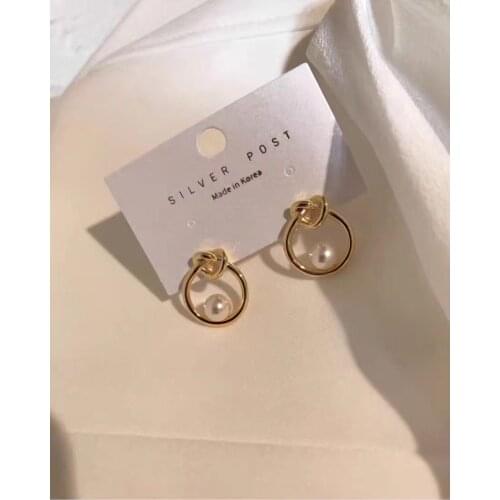 Heart 925 Sterling Silver Earrings Base Fashion Findings Exquisite Jewelry Parts Fittings Womens Accessories for Pearls