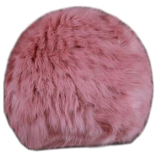 High quality Fashionable winter hats for women Rabbit Fur beanie Knitting wool Real Fur Casual cute girls cap free shipping