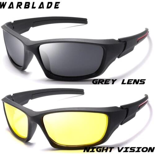 WarBLade 2018 Top Polarized Sunglasses Men Metal Hinges HD Polaroid lens Square Sun Glasses With Original Bags W1031