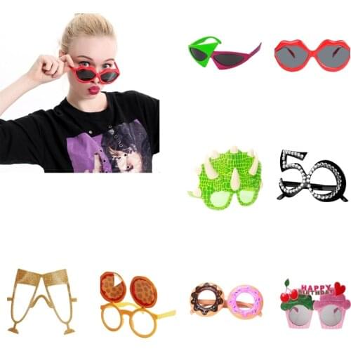 Funny Red Lips Sunglasses Disco Specs Women Wedding Hen Night Costume Party Glasses Fancy Dress Photo Props