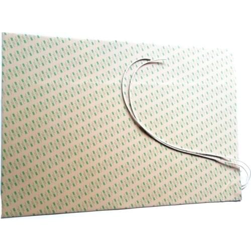 120V 2500W 650*990*1.5mm Silicone Vessel Heater adhesive 1 side 1000mm lead wire