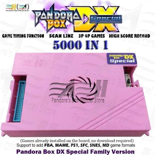 2021 Original Pandora Box DX 3000 in 1 family version For Console have 3P 4P game Save game progress High score record 3D Tekken