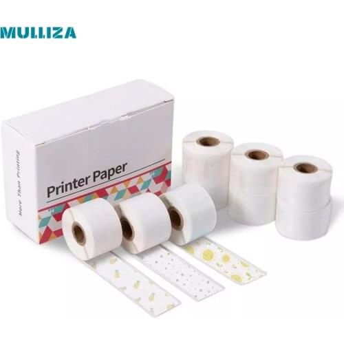 9 rolls of 15mm * 3.5m cute pattern sticker sun pineapple wave point mixed combination printing paper thermal paper