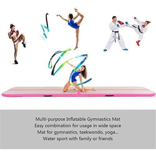 Free Shipping 7x1x0.1m Inflatable Cheap Gymnastics Mattress Gym Floor Tumbling Air Track Gymnastics Outdoor Airtrack For Sale