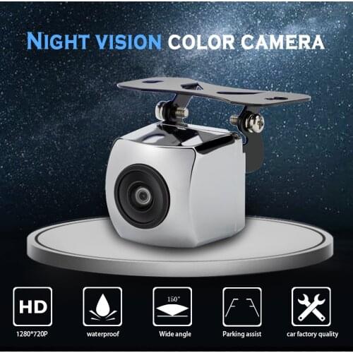 Carsanbo 720P HD Car Rear View Camera 150 Degree Wide Angle Reversing Auto Backup Camera Night Vision Waterproof Rearview Camera