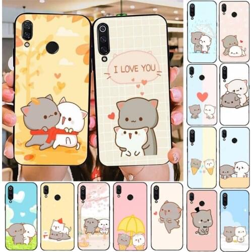 Peach Mochi Cat Cartoon Phone Case For Redmi note 8Pro 8T 6Pro 6A 9 Redmi 8 7 7A note 5 5A note 7 case