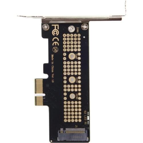 CY Low Profile PCI-E 3.0 x4 Lane to M.2 NGFF M-Key SSD Nvme AHCI PCI Express Adapter Card