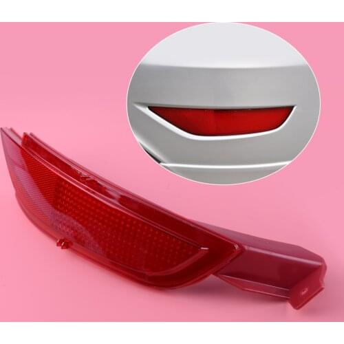 DWCX Side Rear Right Bumper Reflector Fog Light Lamp Lens Strips 1552730 Fit for Ford Fiesta Mk7 2008 2009 2010 2011 2012