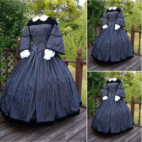 Historical!Customer-made Halloween Dresses Gothic Cosplay Victorian dress Renaissance Dress Steampunk dress SZ US6-36 V-258