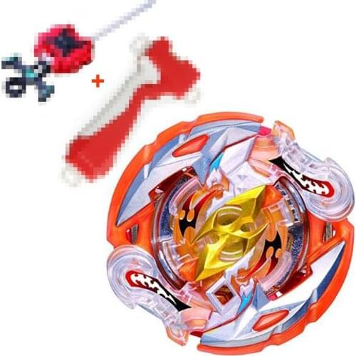 GENUINE Spinning Top Burst B-111 Random Booster Vol.10 Crash Laguna + Advanced burst Grip + burst L-R Launcher