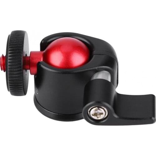 VBESTLIFE ball head Metal 360 Degree Swivel Mini Ball Head 1/4" Screw Mount for DSLR Camera Fill Light tripod Ball Head hot