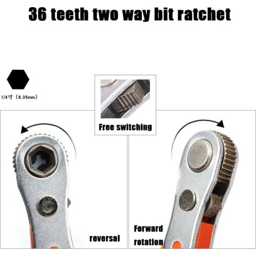 Mini Bit Ratchet Wrench Bit Nozzle Handle Screwdriver Bit Socket Wrench Screwdriver Tool MAZI888