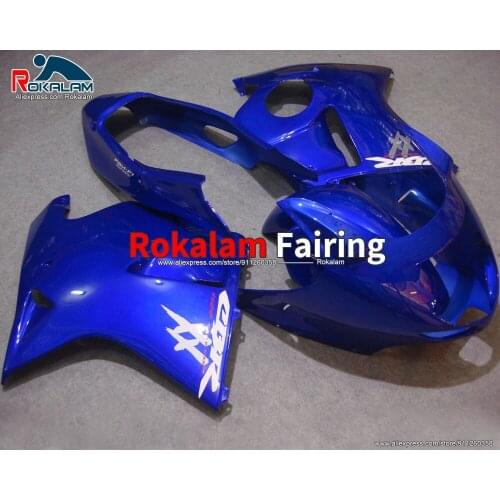 Motorbike Shells For Honda CBR 1100 XX 2007 1996 CBR1100XX 05 CBR1100-XX 2000 Motorcycle Blue Fairing Kits (Injection Molding)