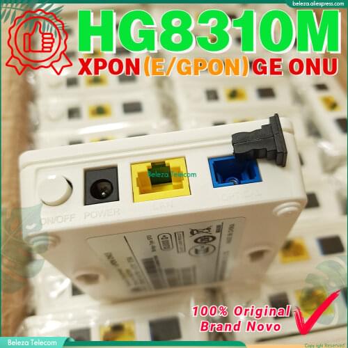 New HUA WEI HG8310M ONT ONU XPON Novo EPON/GPON Dual Mode 1GE ONU ONT With Single Port Apply To FTTH Modems Terminal