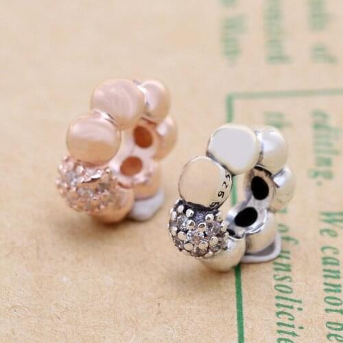 Authentic 925 Sterling Silver Beads New Style Charming Flower Bead Fit Original Pandora Bracelet For Women Diy Jewelry