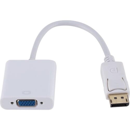 DisplayPort Display Port DP to VGA Adapter Cable Male to Female Converter for PC Computer Laptop HDTV Monitor Projector