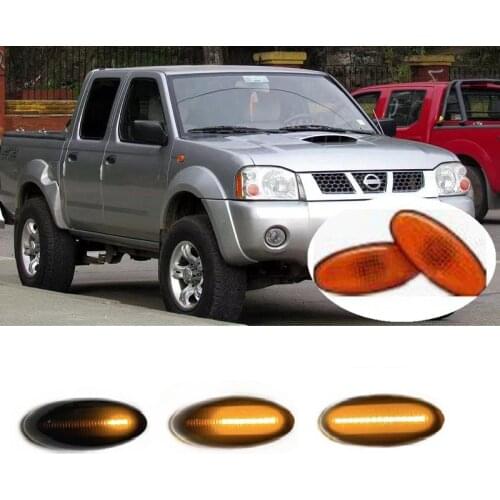 Fit for Nissan FRONTIER NAVARA NP300 D22 1998-2005 Dynamic LED Indicator Side Marker Signal Light Accessories