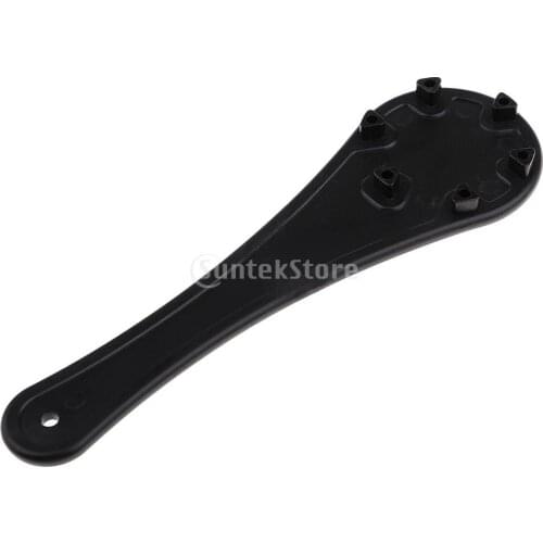Premium Durable Black PVC Safety Air Valve Wrench 6 Groove Spanner for Kayak Canoe Inflatable Boat Fishing Dinghy