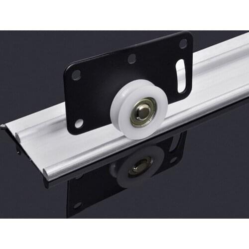 Sliding Door Wheels Rollers Pulleys Runners For Cupboard Wardrobe Cabinet Smoothly Mute Nylon Wheels Wardrobe Door Roller