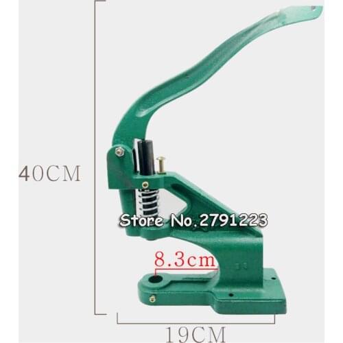 Handmade Manual Press Machine Stud Rivet Setter Machine Dies Tool Hand Press Grommet Snap Machine for For Banner Bags Shoes