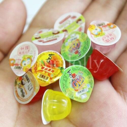 Cute Mini 1/6 Scale Dollhouse Miniature Jelly Pretend Play Food Snack Toy for Blyth Barbies Doll House Kitchen Accessories Toy