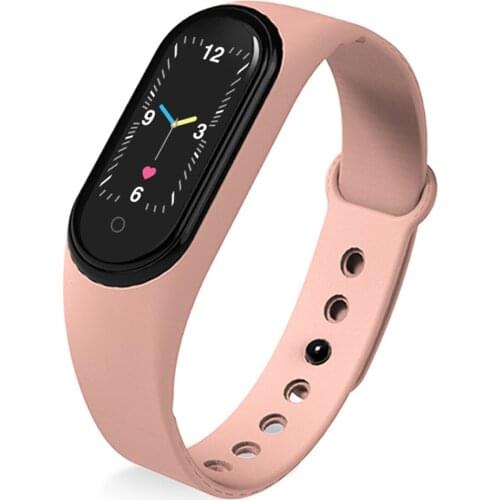 M5 0.96 Inch TFT Color Touch Creen Intelligent Wristband BT Phone Fitness Watch Heart Rate Blood Pressure Monitor Waterproof