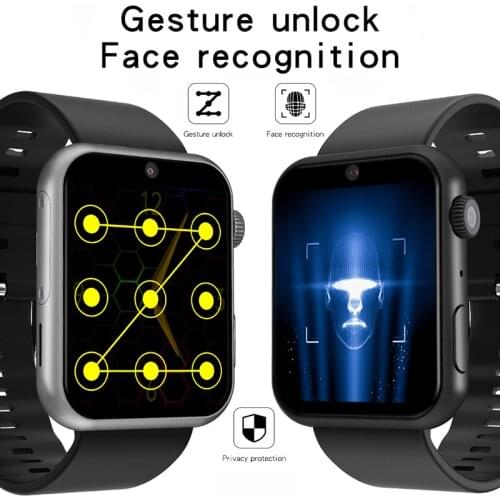 2020 Smart Android Watches Men 4G Full Netcom MTK6739 Quad Core Face Recognization ID Dual Camera GPS Wifi Bluetooth Smartwatch
