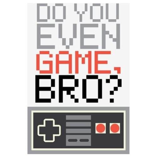 Lot style Choose Do You Even Game Bro Gamer Video Art print Silk poster Home Wall Decor