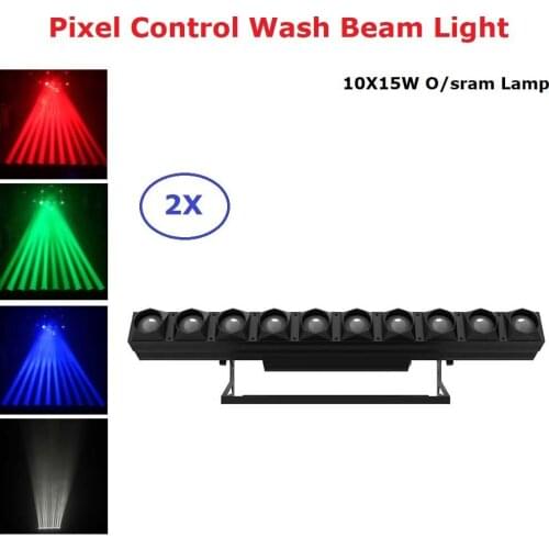 10X15W RGBW 4IN1 LED Wall Wash Light DMX LED Bar DMX Line Bar Diamond Beam Lights Pixel Control Party Lighting Disco Light Dj