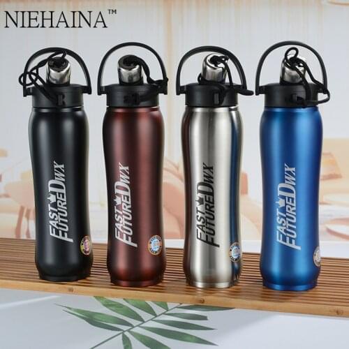 750ML Thermos Mug 304 Stainless Steel Vacuum Flask Thermos Water Bottle Travel Mug Thermal
