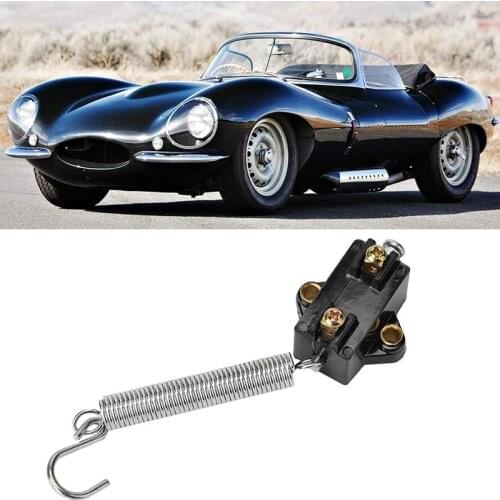 180008 0-579-51 Universal 12V Brake Stop Light Switch Normally Open Pull to Make Switch Button for Most Classic Cars