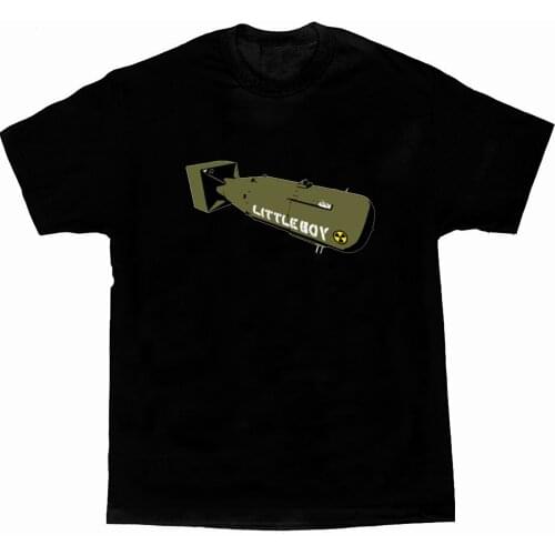 Hiroshima Japan Nuklear Little Boy Atom Bombe T-Shirt. Summer Cotton Short Sleeve O-Neck Mens T Shirt New S-3XL