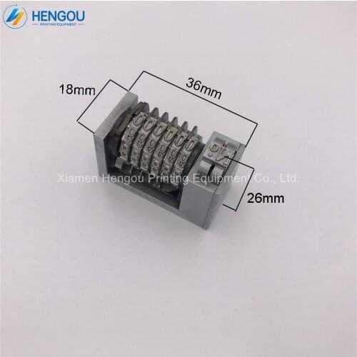 1 piece new 4X8 Cicero 6 digits Numbering Machine backward for Letterpress, Windmill, numbering machine