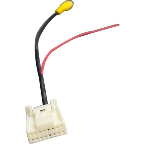 16 Pin Car Reverse Rear View Parking Backup Camera Video Extension Navigation DVD Adapter Cable Plug for Toyota Camry kIa