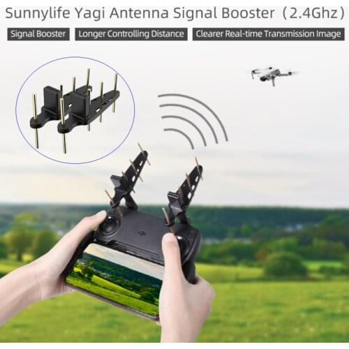 2Pcs Yagi Antenna 2.4Ghz Drone Remote Controller Antenna Signal Booster For DJI Mavic Mini/PRO/Mavic 2/Phantom 4 Pro/EVO II